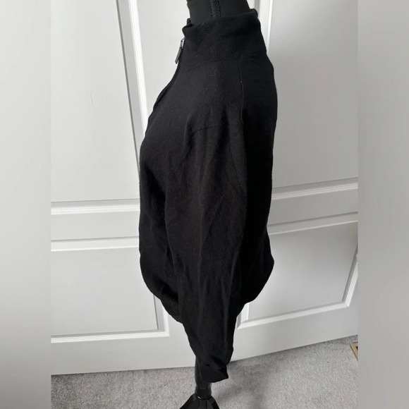 Tahari | 100% Extra Fine Marino Wool Half Zip Sweater | Size L - Picture 6 of 8